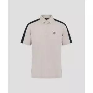 빈폴 BEANPOLE GOLF [B_under] 남성 어깨 컬러 배색 반소매 티셔츠 - 베이지 BJ6542M38A 336291