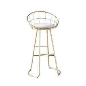 블랙 의자 북유럽 모던 60cm 스틸 카운터체어 홈바 하이체어 메탈