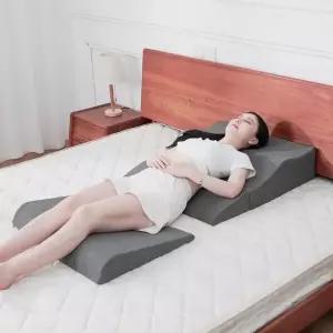 경사 쿠션 삼각 역류성 필로우 식도염 대형 등받이 침대 웨지 기울기 삼각쿠션