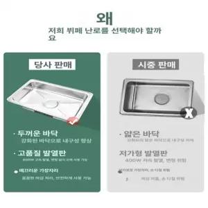 뷔페용 중탕기 전기 음식워머 싱글 업소용 식당 웨딩홀 푸드워머 육수 보온기 버퍼