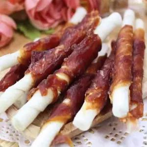 삼안 오리 우유껌 300G 강아지치석제거껌 강아지덴탈껌 반려견입냄새