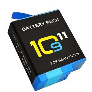 고프로 HERO 9/10/11용 3.85V 2000mAh 리튬 이온 배터리 완전히 디코딩됨 팝업 창 없음 이상적인 스포츠 카