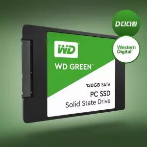 [중고] WD 웨스턴디지털 GREEN 120GB 3D NAND SSD SATA III 6Gb/s WDS120G10A