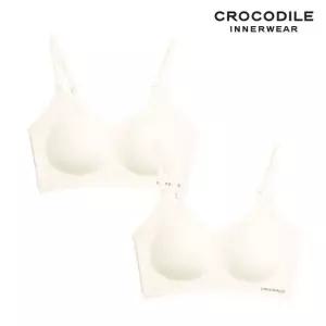 크로커다일 소프트 쿨인견 쉘론 패드일체형 스트랩 브라2종 오트밀 CDWBR5N13_2
