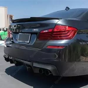 글로스 블랙 M4 M5 PSM 스타일 자동차 리어 트렁크 스포일러 윙 액세서리 BMW F10 520i 525i 520d 530i 530