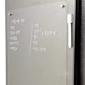 아크릴 투명 자석 메모 보드판 대형 냉장고메모보드 메모보드 아크릴메보보드