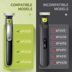 필립스 Norelco OneBlade QP2520/QP2530/QP2620/QP2630용 다용도 충전 스탠드 충전기 베이스 홀더