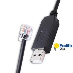 유니트로닉스 PLC 프로그래밍 케이블, PL2303 USB RS232-RJ11 6P6C 직렬 다운로드 및 통신용