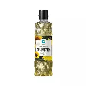 청정원 해바라기유 500ml(무색) 식용유 추천 유 샐러드 튀김