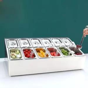 얼음 반찬 보관 반찬냉장고 식당 샐러드 밑반찬 냉장고 미니