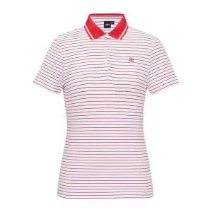 제이디엑스 여성 배색 포인트 스트라이프 티셔츠 X2TSW6549