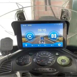 (M)무선 오토바이 카플레이 7인치 방수 GPS 네비게이터(2개의 HD 포함) 카메라