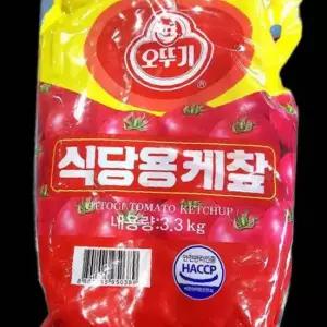 토마토 케찹 오뚜기 파우치 33kg 식당용 케첩 캐찹