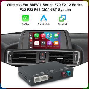 BMW 1 시리즈 F20 F45 CIC/NBT 시스템 모듈 내비게이션 에어플레이용 무선 안드로이드 오토