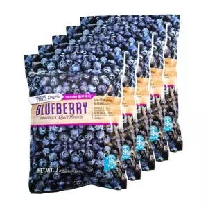 칠레산 탱글탱글 생 냉동보관 블루베리 1kg x 5팩 총 5kg 대용량