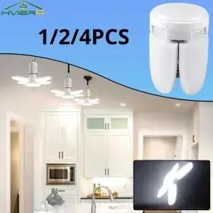 28W 부채꼴 LED 전구 E27 램프 접이식 220V 또는 85V265V 가정용 거실 창고 차고 천장 조명