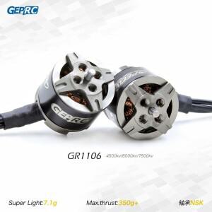 GEPRC 1106 브러시리스 모터, RC DIY FPV 레이싱 드론용 , GR1106, 6000KV, 7500KV,