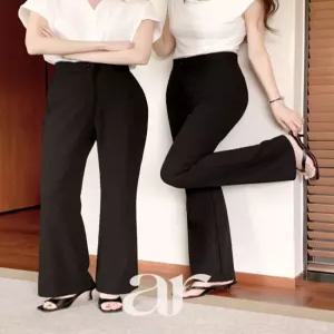 (골반볼륨업패드/S2XL) 골반패드 숏 롱 스판 밴딩 부츠컷 슬랙스 여름바지 ps5911