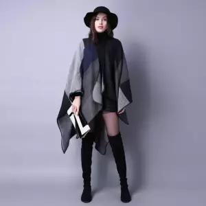 TBZ 루즈핏 여성 숄-도브그레이 숄머플러 심플룩 숄코디 봄가을코디 간절기코디 머플러숄