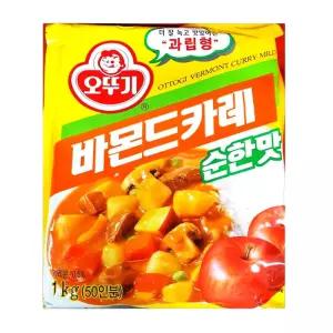 DR 순한맛 바몬드카레 오뚜기 1kg 분말형소스