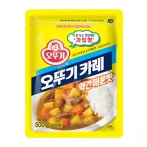 루리노트 오뚜기 카레 가루 약간매운맛 500gX5개 밥반찬 맛있는카레