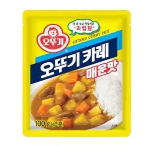 누상점 자취필수템 덮밥소스 가루카레 오뚜기 카레 가루 매운맛 100gX2개