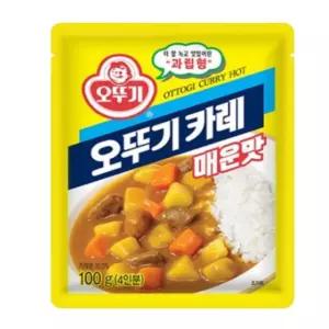 루리점빵 오뚜기 카레 가루 매운맛 100gX2개 자취생요리