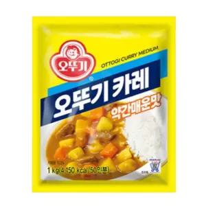 무아점빵 간편식사 오뚜기 카레 가루 약간매운맛 1kgX2개