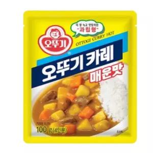 무아점빵 오뚜기카레매운맛 자취필수템 오뚜기 카레 가루 매운맛 100gX2개