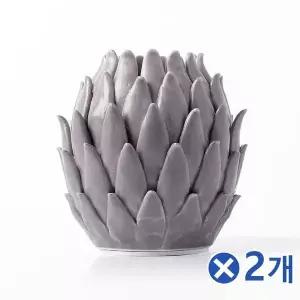 TBZ 도자기 꽃봉오리 캔들홀더x2개 감성티라이트 양초받침
