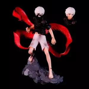 도쿄 구울 피규어 Kaneki ken 액션 각성 Ver 데스크탑 장식 Pvc 모델 인형 취미 선물