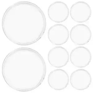 0Pcs 기념 동전 보관 상자 60Mm 수집 홀더 디스플레이 케이스 주최자 보호를위한 투명한 밀폐 캡슐