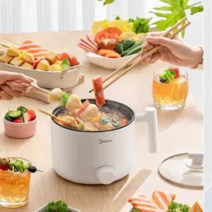 1인용 쿠커 기숙사 전기냄비 소형 라면냄비 찜 조리 다기능 간편요리 일체형 가정용