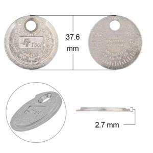 코인  0.6-2.4mm 0.02-0.10인치 점화 플러그 갭 게이지  범위 구경