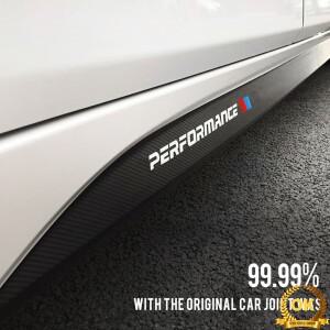 BMW F20 E90 M3 X1용 퍼포먼스 도어 사이드 스커트 데칼