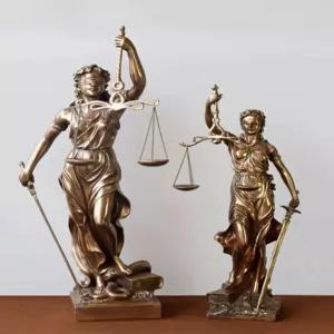 변사무실 법류사무소 정의의 여 여신높이 원형 전사화상 선물 대형 장식품