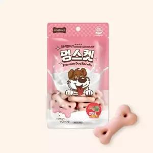 [하프클럽/알티피아](20개묶음)멍스켓 강아지 비스켓(연어 시금치)40g
