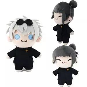 새로운 Jujutsu Kaisen 플러시 장난감 귀여운 소프트 필 Gojo 및 Geto 베개 인형 생일 크리스마스 선물