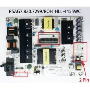 RSAG7.820.7299/ROH HLL-4455WC HISENSE H43N5500UK TV 부품용 전원 공급 장치 보드