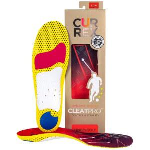 CURREX CLEATPRO - 얇고 아치형 지지 깔창, 편안함, 쿠션 및 안정성을 갖춘 클릿, 축구, 야구, 소프트볼, 슈퍼 그립, 제어, 충격 흡수 인서트, 남성 여성(로우 아치, XS)