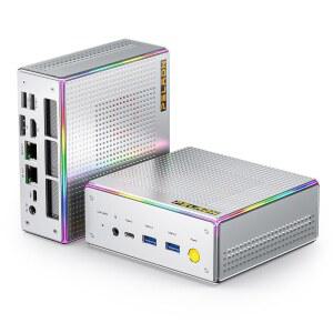 라이젠 9 7940HS (8C/16T, 최대 5.1GHz) 780M SSD, 비즈니스 2.4G/5G, 컴퓨터 DDR5 미니 WiFi6 16GB 4K 5600Mhz BT5.2, NVMe RAM, Radeon 라이트 USB4.0/Typc-C/DP/HD, 1TB 데스크탑 HD, PC RGB