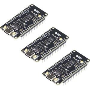 3-PCS ESP32 개발 보드, USB-C, ESP32-D0WD-V3 마이크로컨트롤러, 4MB 플래시, 2.4GHz WiFi 및 BLE 4.2, 향상된 안정성 열 방출, 브레드보드 친화적, 지원 C /C++ MicroPython