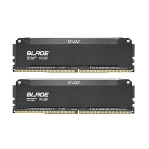 OLOY DDR4 RAM 16GB (2x8GB) 블랙 헤어라인 블레이드 RGB 3600MHz CL18 1.35V 288핀 데스크탑 게이밍 UDIMM (MD4U0836180BRKDA)