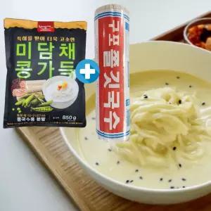 미담채 콩가루 850 g + 구포국수 1.4kg 콩국수 만들기 세트