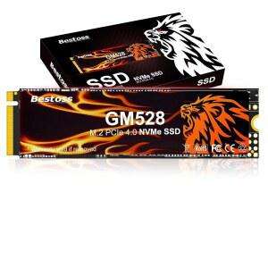 베스토스 512GB M.2 SSD NVMe PCIe 2280 내장 솔리드 스테이트 하드 드라이브, 최대 5000MB/s, 3D NAND SLC 캐시, 게이밍 PC 스토리지용 SSD, 비즈니스 노트북, 홈 엔터테인먼트, 크리에이티브 워크플로우 GM528