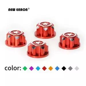ENRON 알루미늄 CNC 육각 휠 너트 센터 캡 RC 자동차 Traxxas 1/5 1/8 1/10 몬스터 트럭 X-Maxx SUMMIT