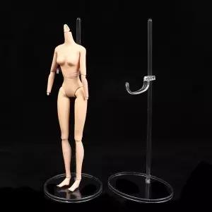 투명 릴 인형 거치대 스탠드 30cm 피규어 디스플레이 허리 발 지지대 랙 브래킷 6 쇼