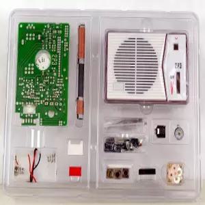 Tecsun 2P3 AM 라디오 수신기 키트 - 애호가를 위한 DIY 케이스에 내장