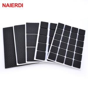NAIERDI 1-24피스 안티 슬립 매트 자체 접착 가구 다리 피트  펠트 패드 범퍼 댐퍼 의자 테이블 보호기 하