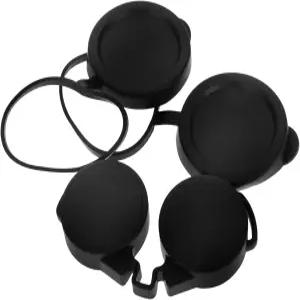 ORFOFE 쌍안경 캡 50mm 망원경 렌즈 커버 세트 사용하기 쉬운 방수 안경용 고무 접안 가드